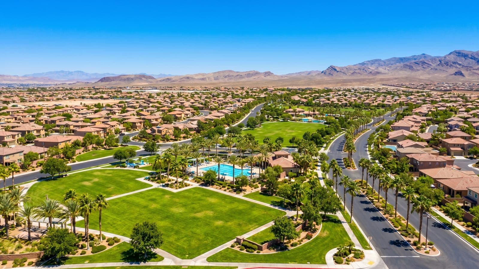 SkyVu at MacDonald Highlands, Henderson — contemporary luxury homes with panoramic Las Vegas Valley and Strip views